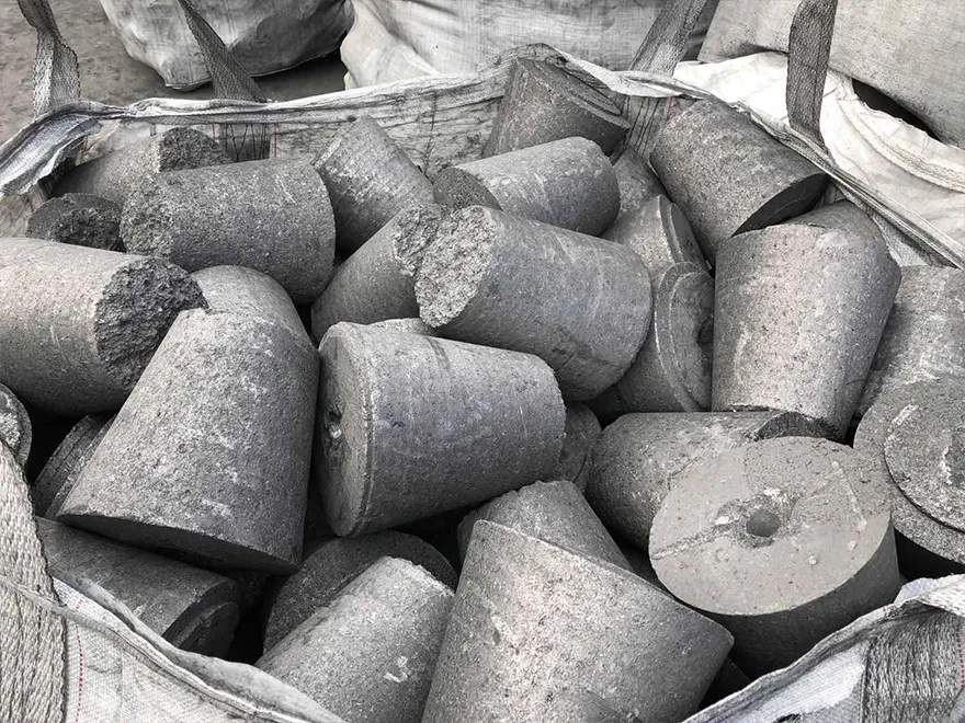 High power graphite electrode block