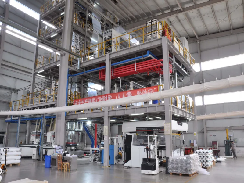 Film blowing production line