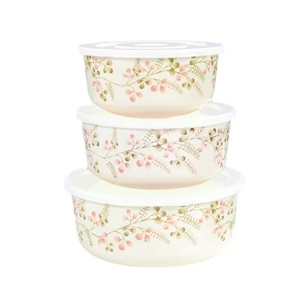 Imitation porcelain circular universal instant noodle bowl