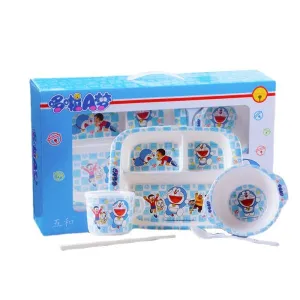 Children's cutlery set with bowls, cups, spoons