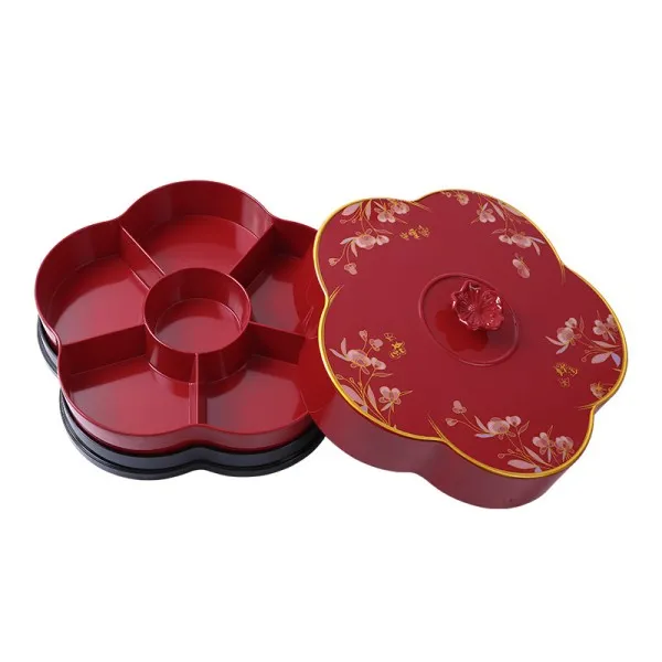 Lace shaped candy box, Chinese New Year dried fruit box