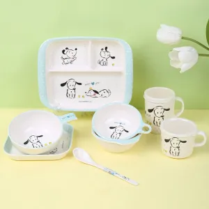 Bamboo fiber tableware, Bado dog children's plate