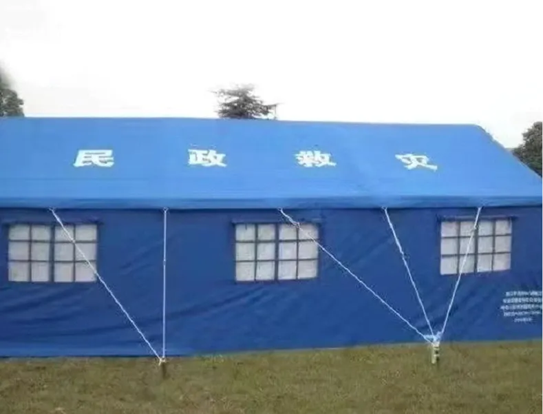 Emergency Tent  Customizable Large-Scale Tents for Disaster Relief and Outdoor Use