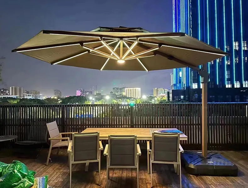 Luxury Villa Garden Umbrella Tent | Outdoor Patio Sunshade Canopy for Backyard & Poolside