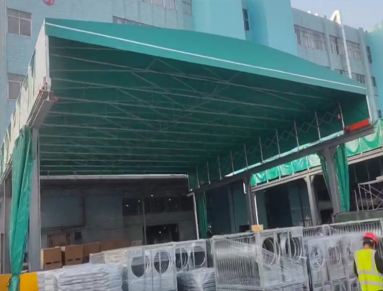 Large industrial tent