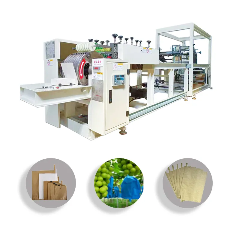Mango and grape paper bag machine
