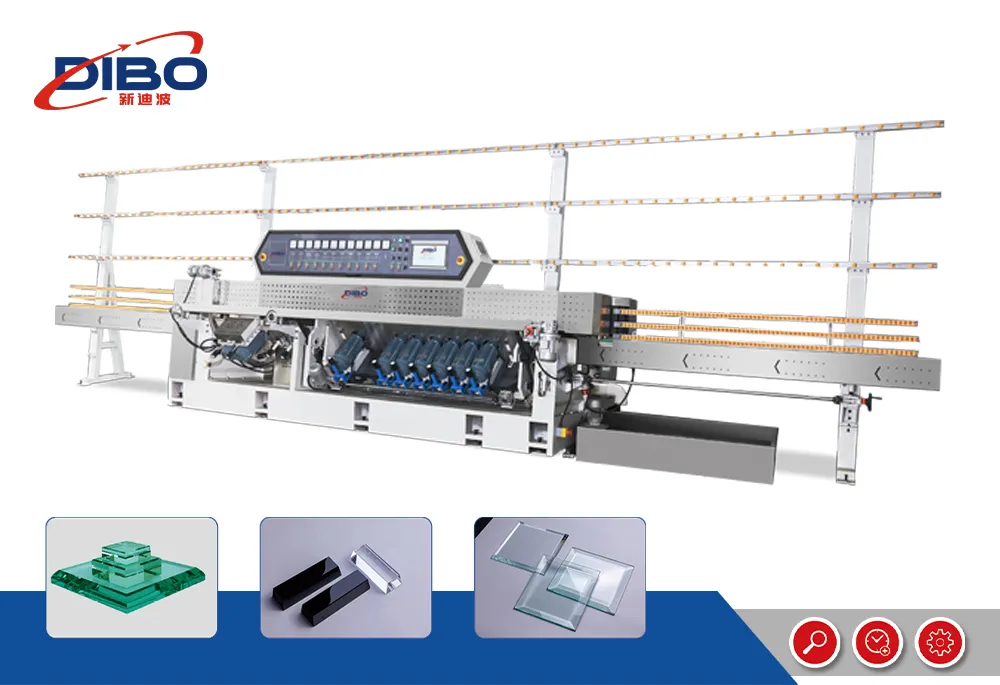 Glass Straight-Line Angle-Changing Edging Machine-Deluxe Edition