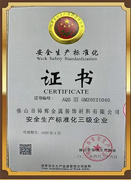 Work Safety Standardiation