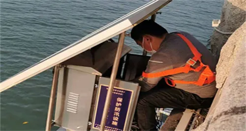 ATV underwater ultrasonic acoustic tomography section flowmeter Guangdong pilot completed debugging