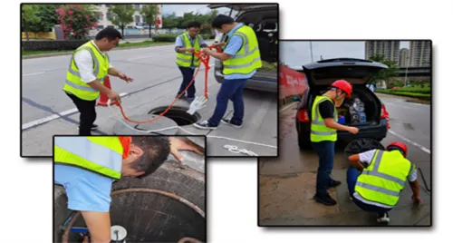 Wireless measurement of underground liquid level in Fuzhou city begins installation