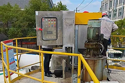 Online Monitoring Solution for Cement Mixing Plant Tank Cleaning Fluid Concentration – Fujian Aotai Automation Equipment Co., Ltd. Empowers High Efficiency and Environmental Protection with Ultrasonic Technology