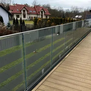 Solar Building Integrated Photovoltaics Balustrade & Fences for House Buildings With BIPV Facade