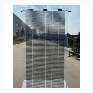 Transparent Solar Panel Bipv Film Cladding Glass Frameless for Greenhouse Roof Window