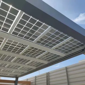 BIPV Innovative Facade Design and Engineering System - BIPV for Pergola Canopy Awnings