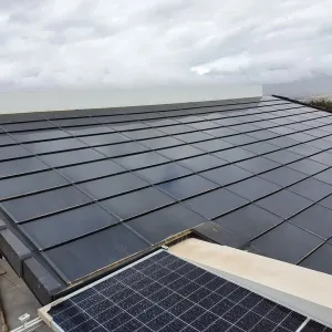 BIPV Solar Roof Tiles Stone Coated Metal Roof Singles Building Integrated Roofing Material Sheets Solar Panels