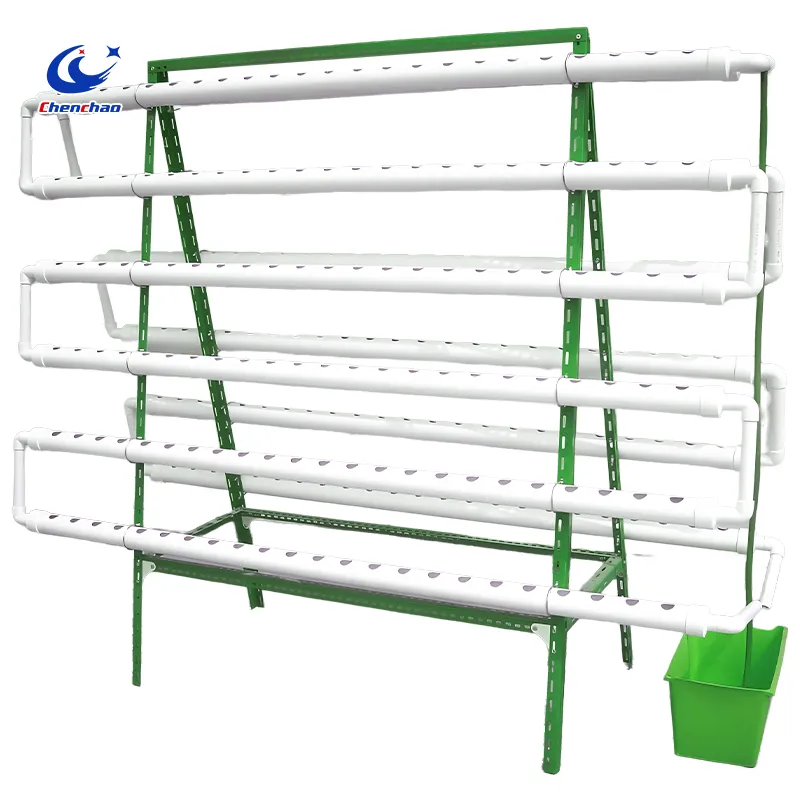 A-Shaped Hydroponic Seedling Rack NFT System for Indoor Vertical Farming Commercial Grow Rack Plant Nursery Equipment
