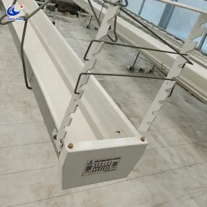 Electric Lift-Type Greenhouse Planting Trough - Adjustable Growing Gutter for Strawberry & Tomato Cultivation