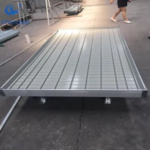 Nursery Supplies Nft Hydroponic System Greenhouse Rolling Table