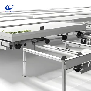 Fully Automated Logistics Tidal Seedbed Greenhouse Equipment Manufacturer Smart Tidal Seedbed Ebb and Flow Rolling Bench