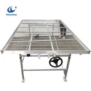 Mobile Metal Mesh Seedbed, Plant Seedling Platform, Welded Wire Mesh Seedling Bed Manufacturers