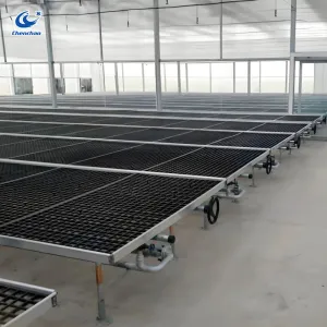 Plastic Nursery Bed Greenhouse seedling cultivation platform  Adjustable Height Plant Growing Table
