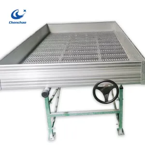 Greenhouse High-strength Steel Plate Mesh Seedbed Flower Nursery Bench Steel Plate Mesh Movable Seedbed