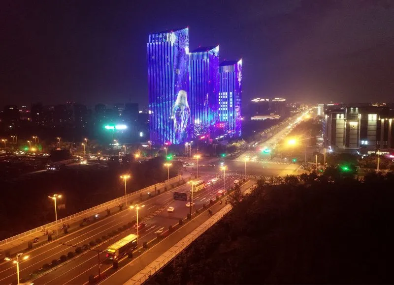 Yangzhou Wenchang Road Lighting Project Case