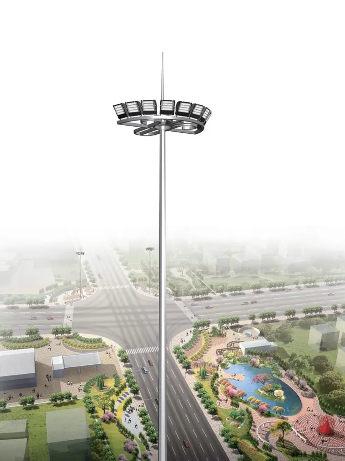 Mid-Mast LED Lighting Pole
