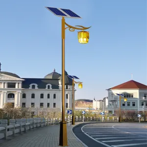 Landscape Solar Street Light with Decorative Pole
