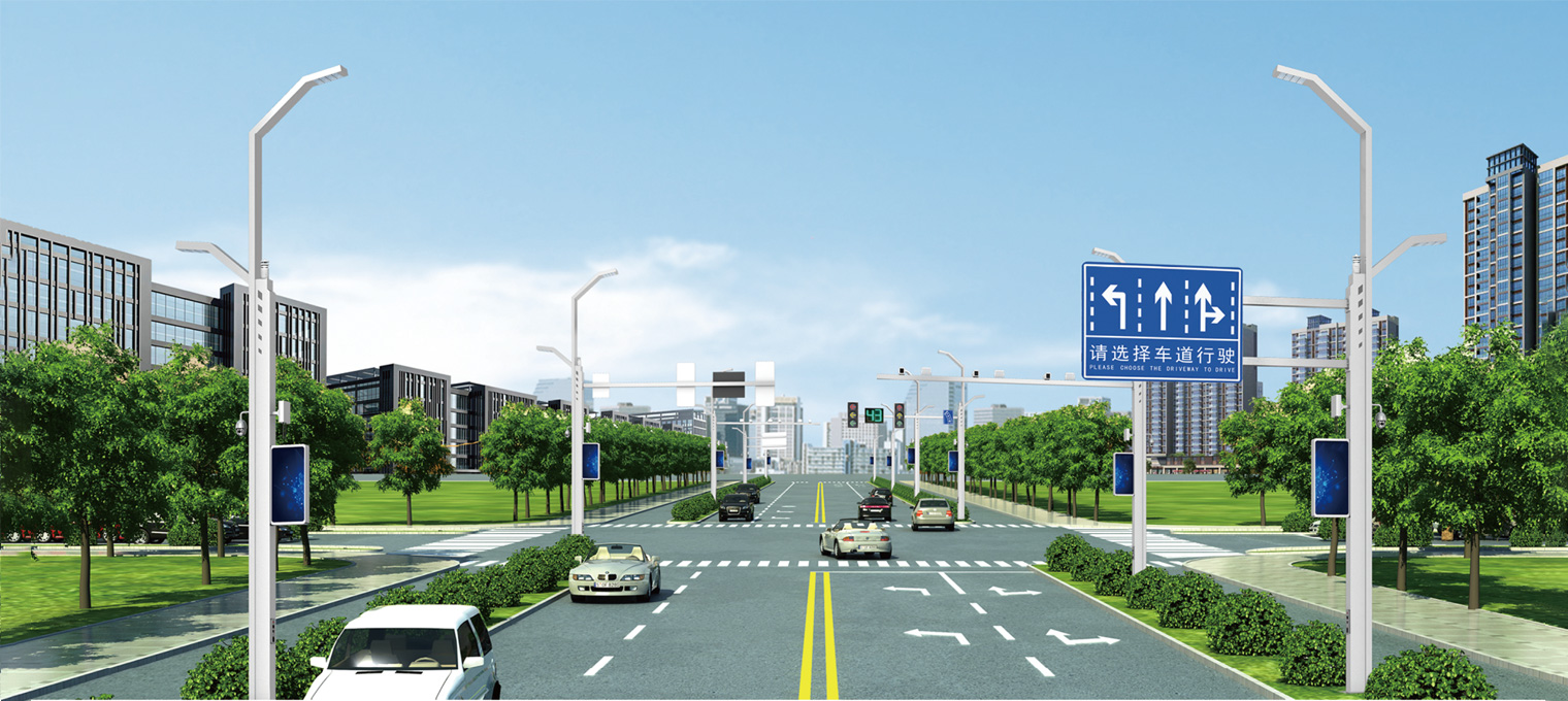 Multi-functional smart pole system for intelligent urban road infrastructure