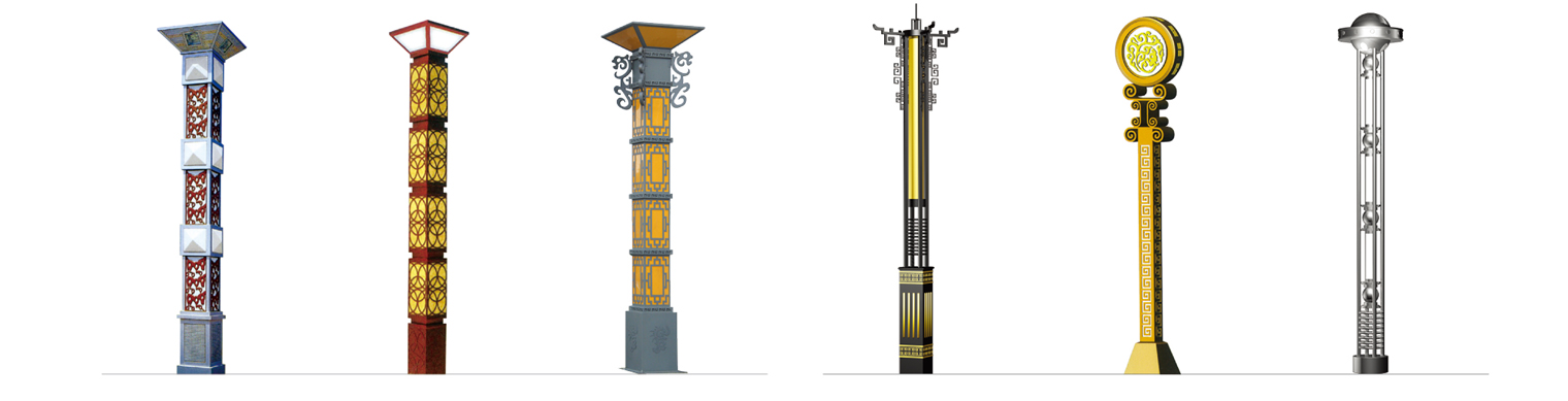 Park lighting products including garden lights landscape lights and decorative poles