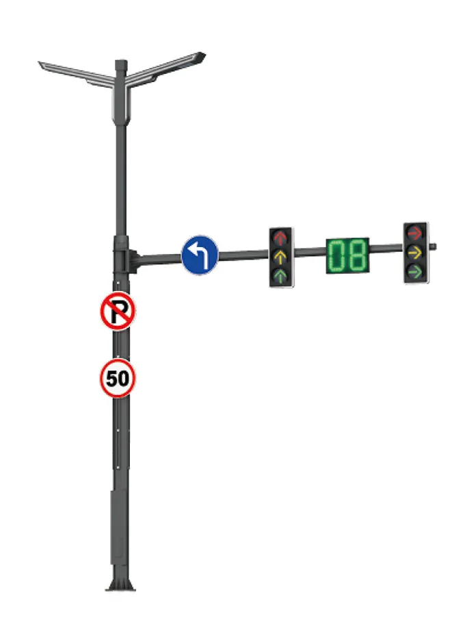 Layered Integrated Smart Pole