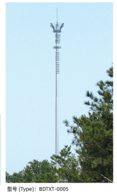 Steel telecom monopoles for wireless antenna systems
