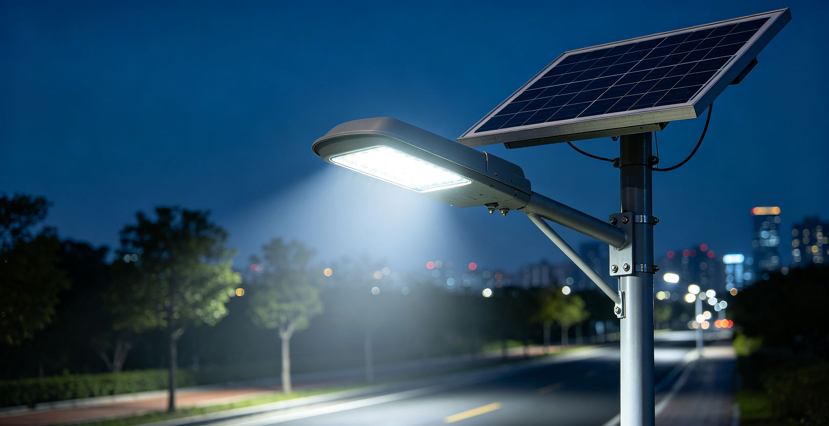 High Efficiency Solar LED Street Lighting System