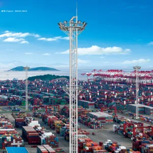 Port High Mast Floodlight Tower