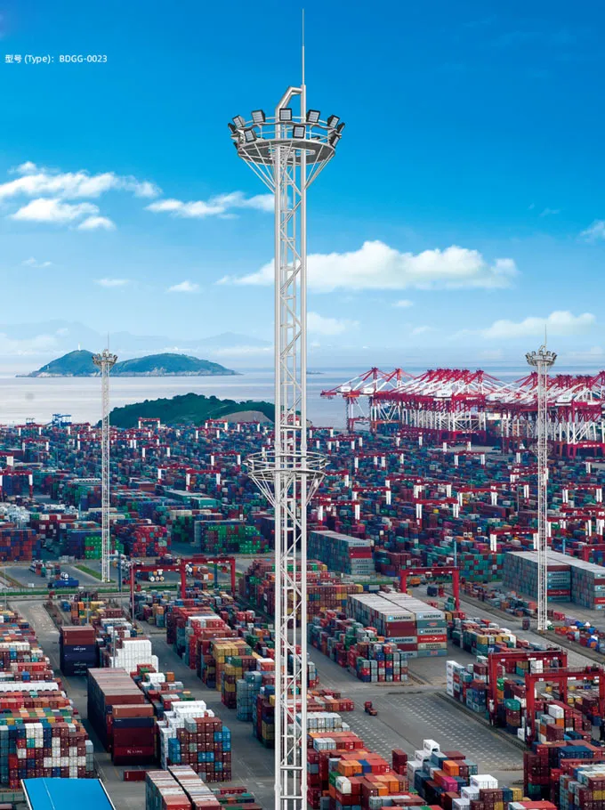 Port High Mast Floodlight Tower