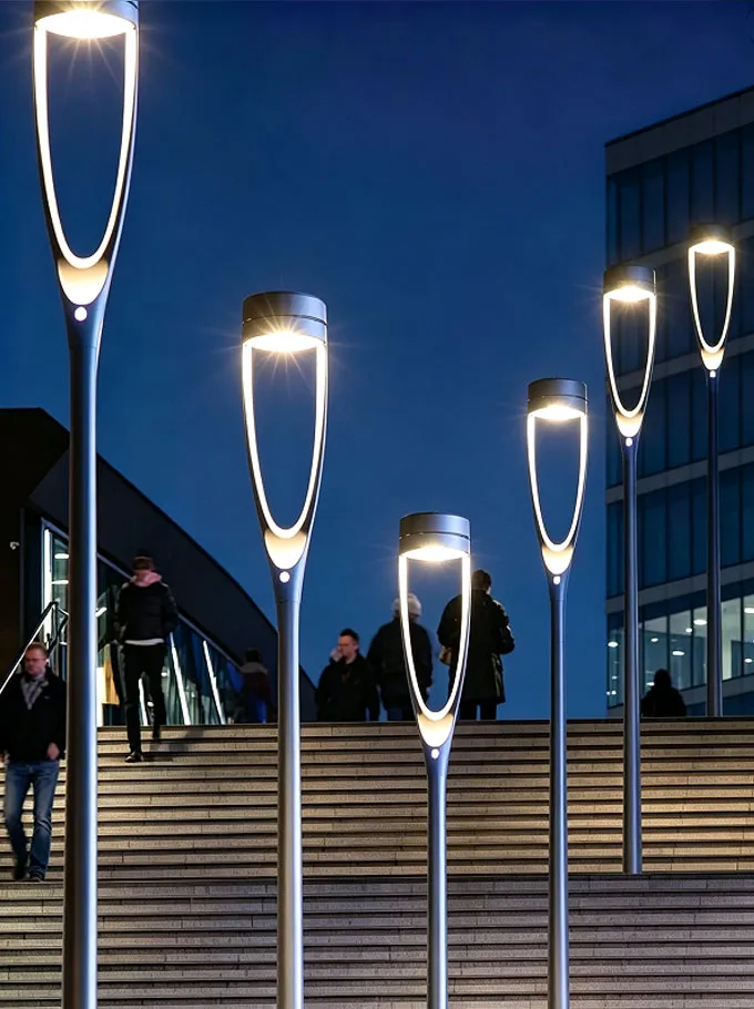 Contemporary Urban Landscape Light Pole