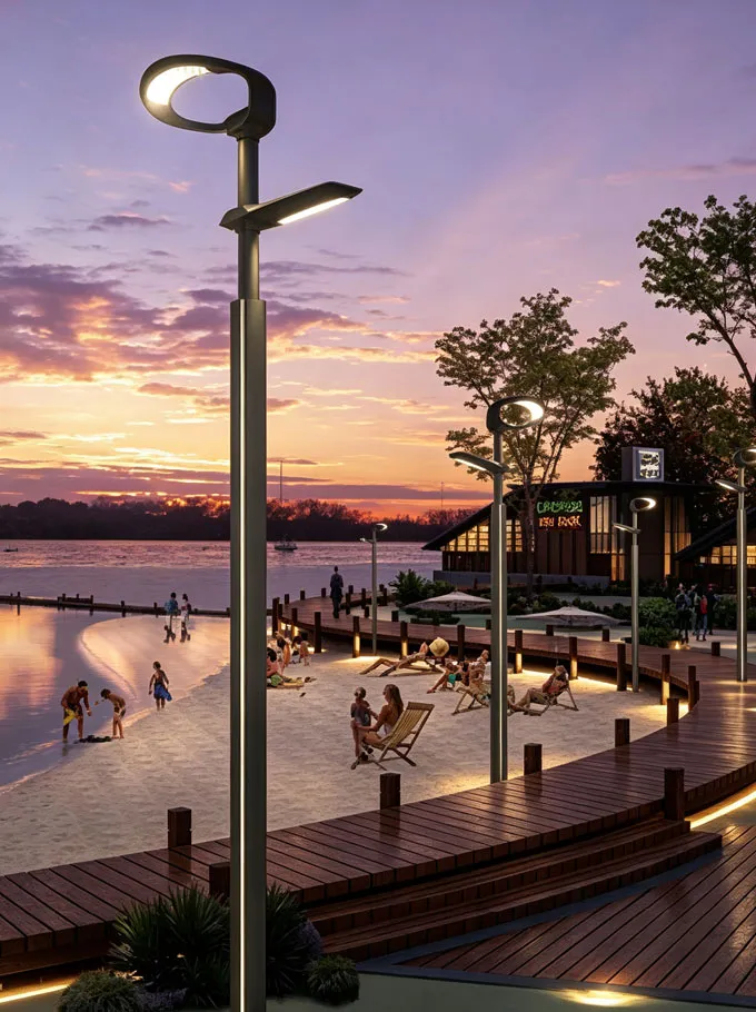 Architectural LED Garden Light Pole