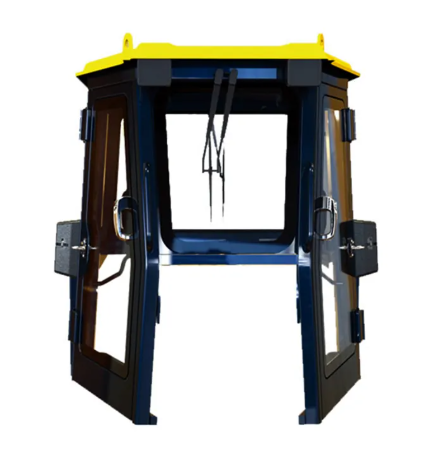 What are the considerations for material selection of bulldozer cabs?