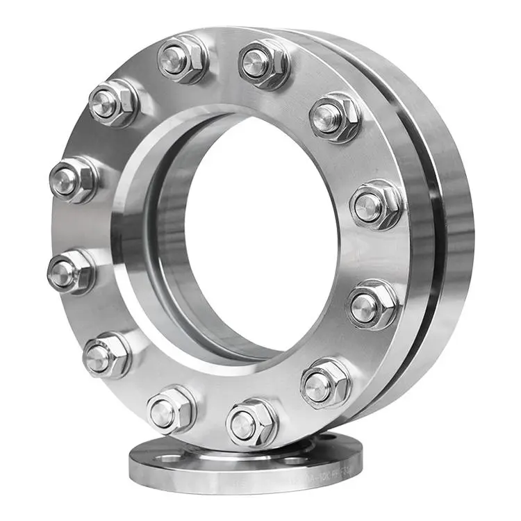 Stainless Steel Sight Glass Flange for Corrosion Resistant Pipeline Monitoring