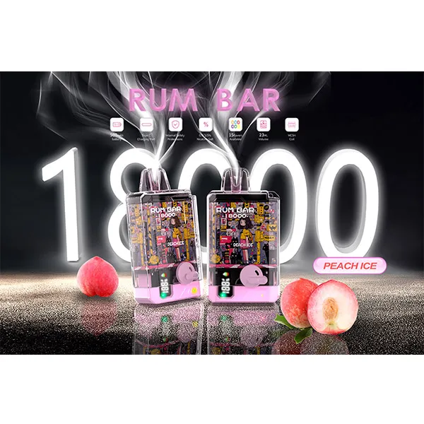 Rum Bar 18000 Puffs PEACH ICE