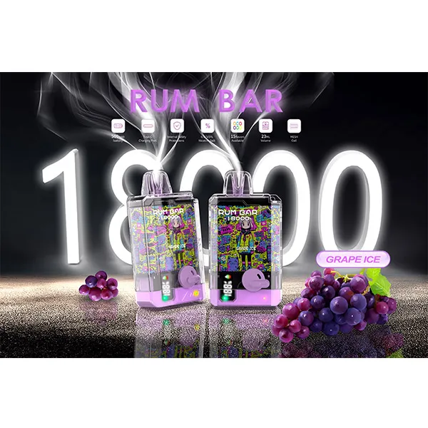 Rum Bar 18000 Puffs GRAPE ICE