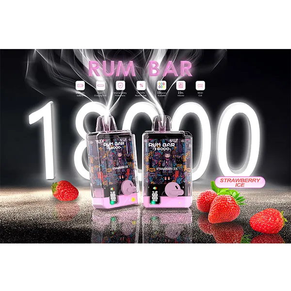 Rum Bar 18000 Puffs STRAWBERRY ICE