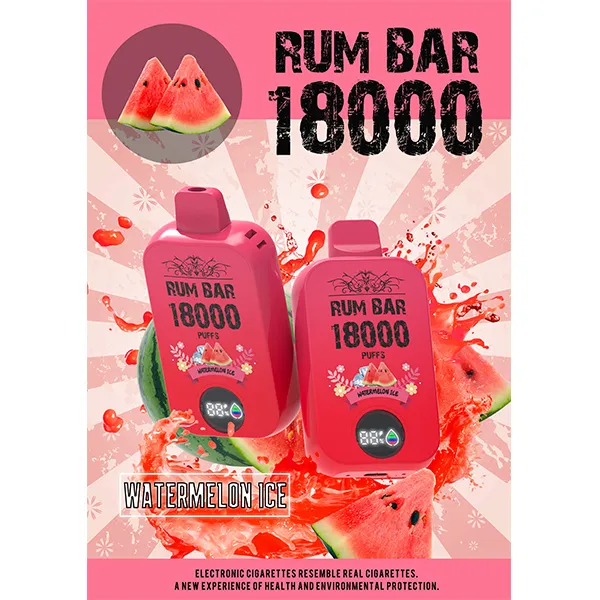 Rum Bar 18000 Puff WATERMELON ICE