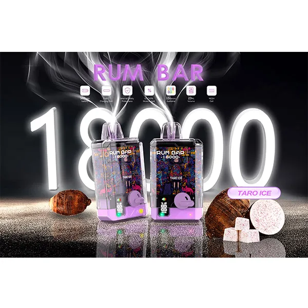 Rum Bar 18000 PuffsTARO ICE