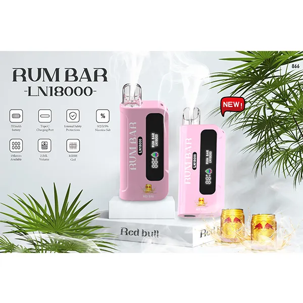 Rum Bar 18000 Puff Red bull