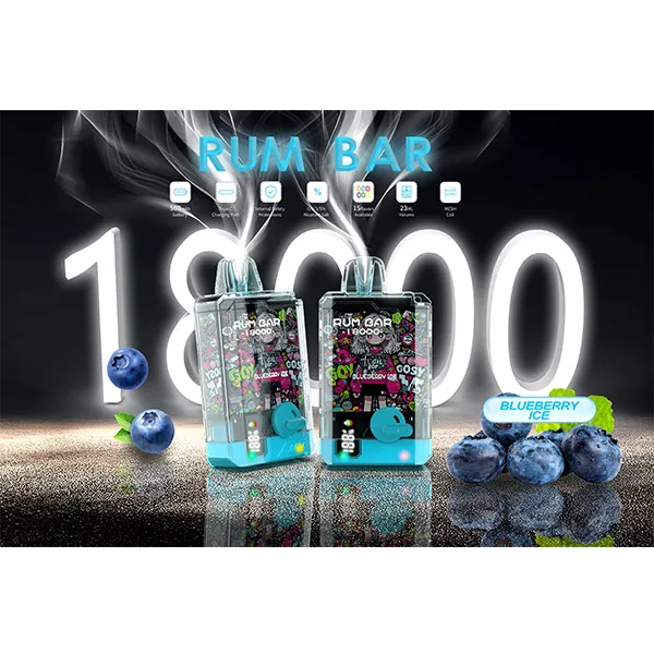 Rum Bar 18000 Puffs BLUEBERRY ICE