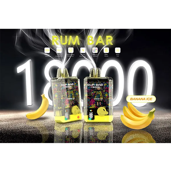 Rum Bar 18000 Puffs BANANA ICE