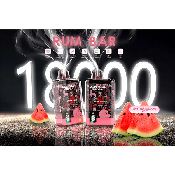 Rum Bar 18000 Puffs ΚΑΡΠΟΥΖΙ ΠΑΓΟΣ