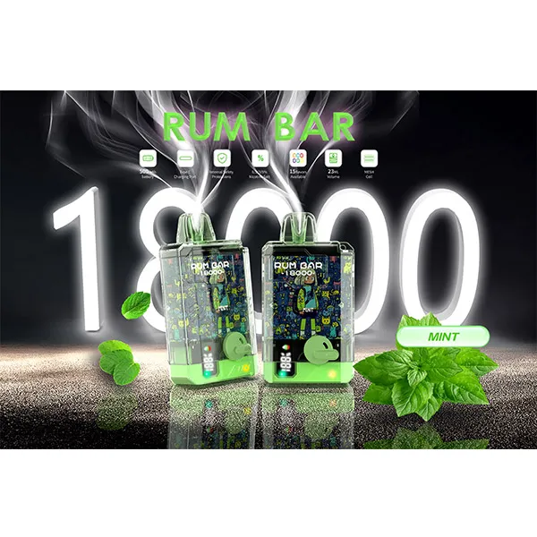 Rum Bar 18000 Puffs MINT